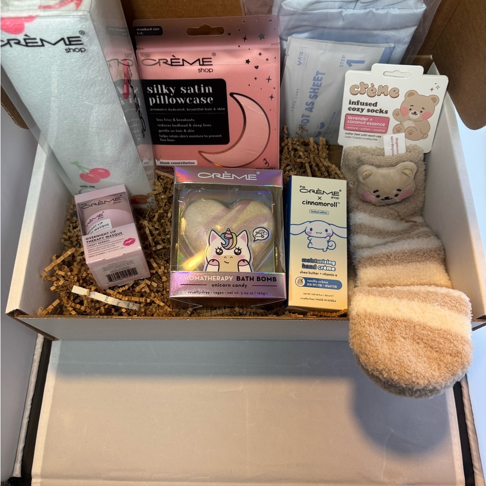 NWT- The Crème Shop Bundle of 7 items